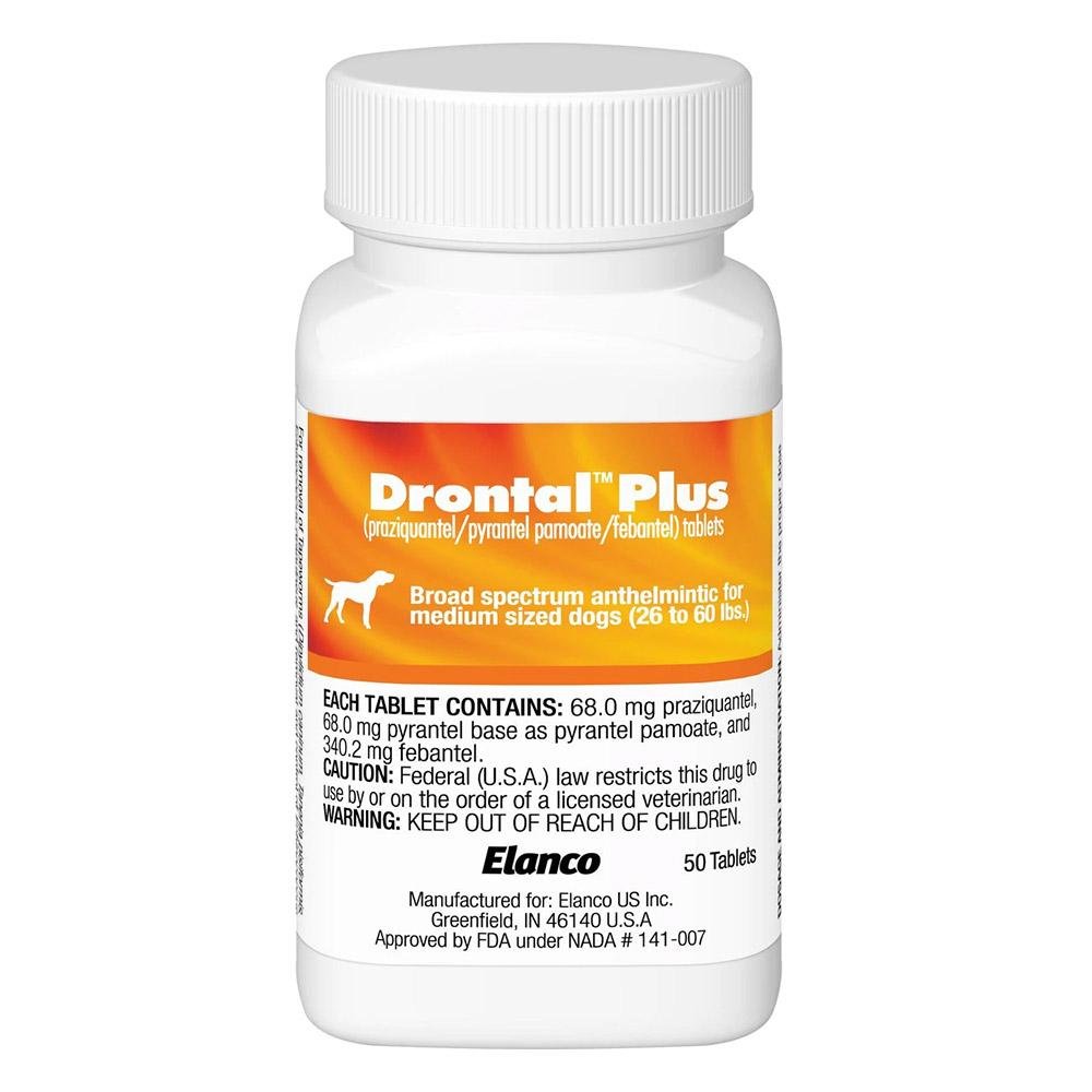 Drontal Plus for Medium Dogs 6.1 - 22lbs