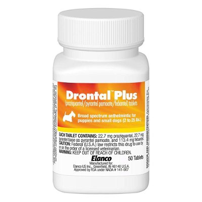 Drontal Plus for Very Small Dogs upto 6lbs
