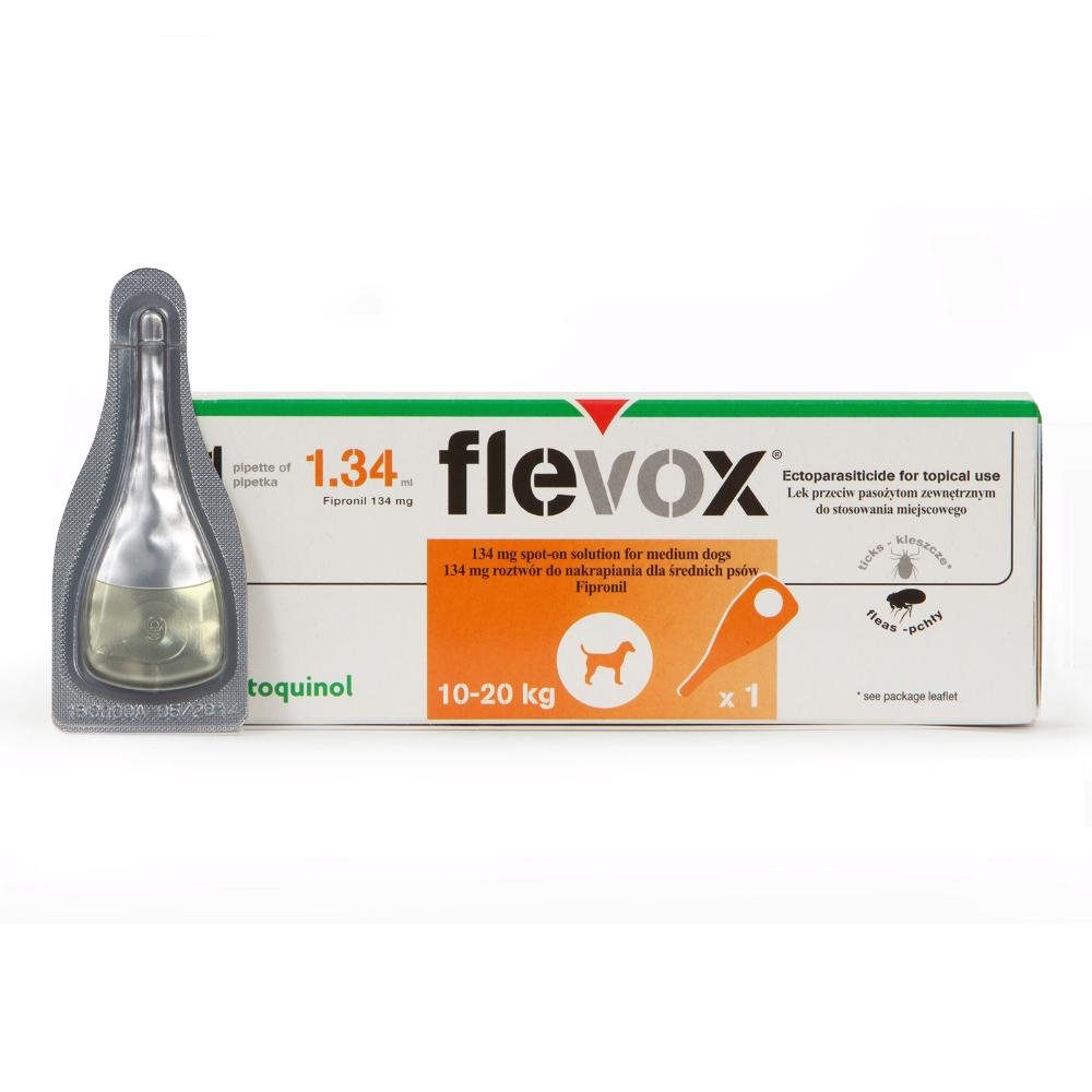 Flevox for Medium Dogs (23 to 44 lbs - Orange)