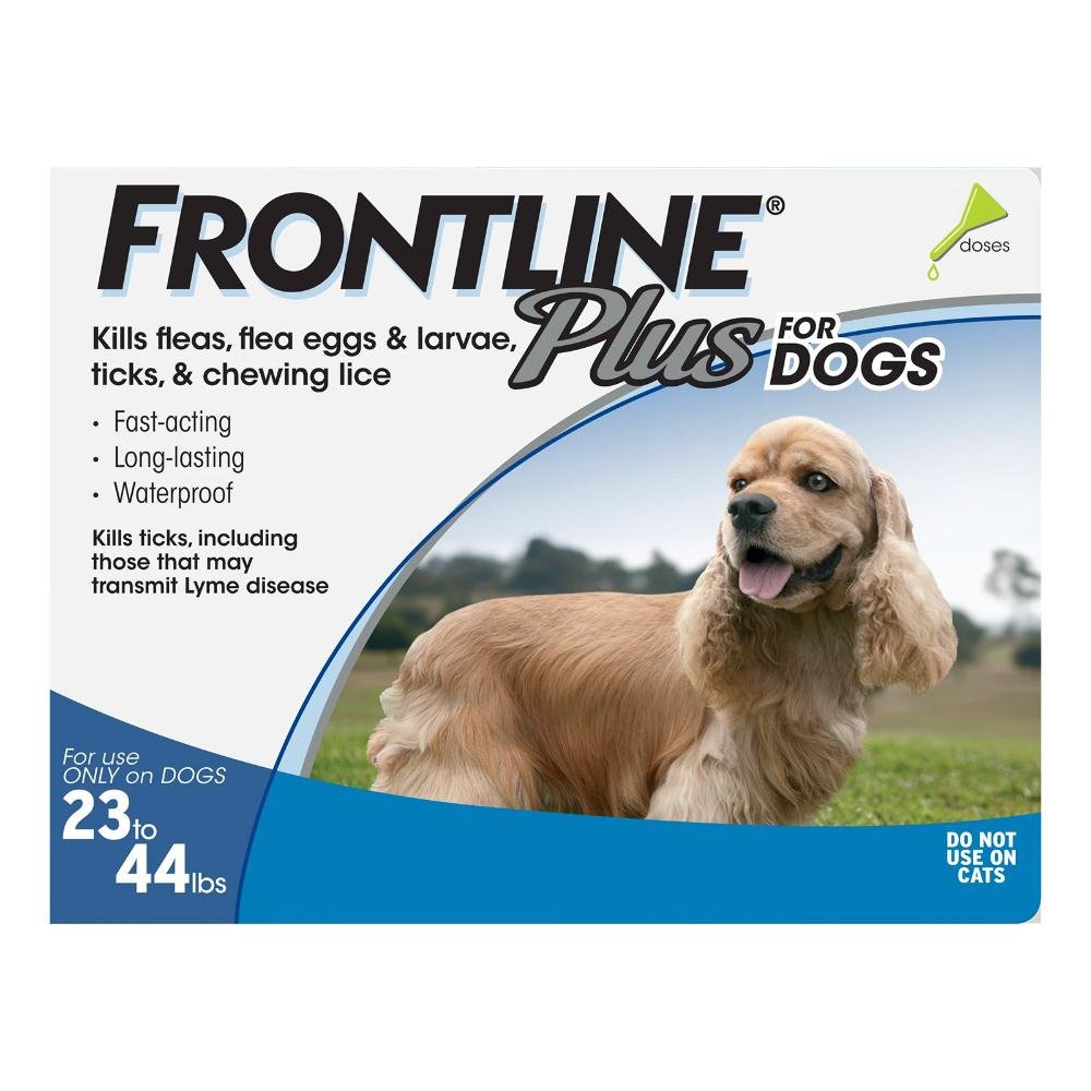 Frontline Plus Medium Dogs 23-44 lbs (Blue)
