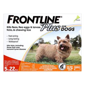 Frontline Plus Small Dogs up to 22lbs (Orange)