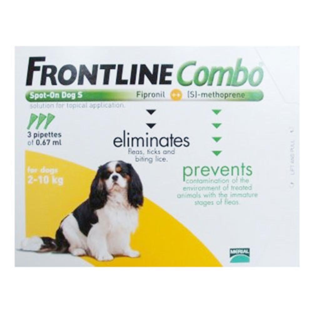 Frontline Plus (COMBO) for Small Dogs up to 22lbs (Orange)