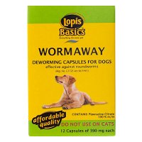 Lopis Basics Worm Away Deworming Capsules for Dogs