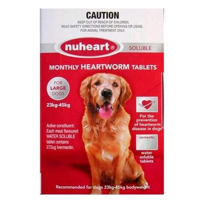 Nuheart Generic Nuheart for Large Dogs 51-100lbs (Red)