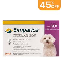 Simparica Chewables for Dogs 5.6-11 lbs (Purple)