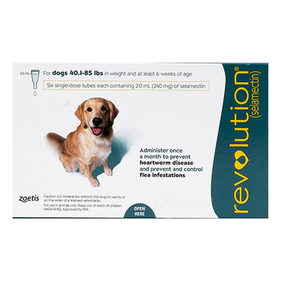 Revolution Large Dogs 40.1-85lbs (Green)