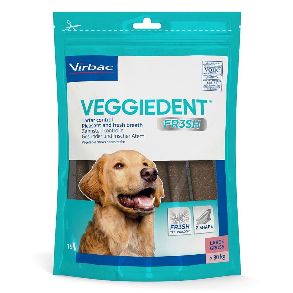 VeggieDent Dental Chews for Large Dogs