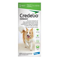 Credelio for Dogs 25 to 50 lbs (450mg) Green