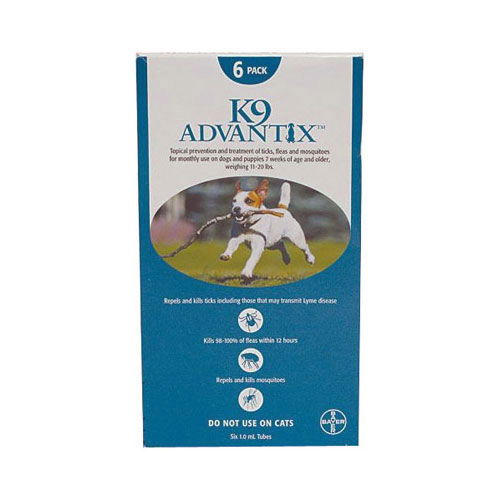 K9 Advantix Medium Dogs 11-20 lbs (Aqua)