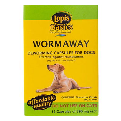 Lopis Basics Worm Away Deworming Capsules for Dogs