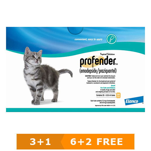 Profender Small Cats & Kittens (0.35 ml) 2.2-5.5 lbs