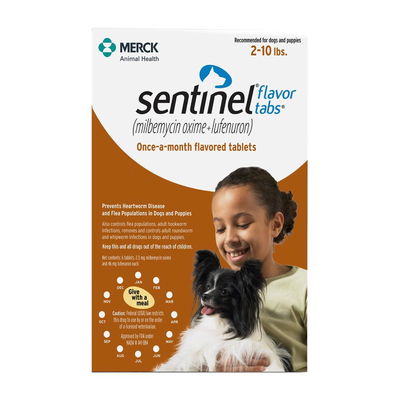 Sentinel Dogs 2-10 lbs (Brown)