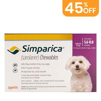 Simparica Chewables for Dogs 5.6-11 lbs (Purple)