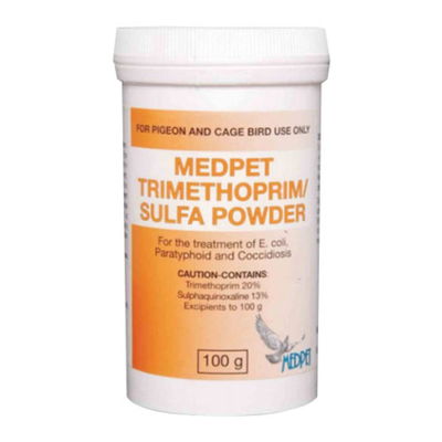 Trimethoprim Sulfa Powder For Pigeons & Caged Birds