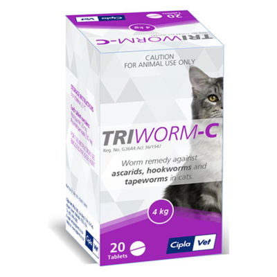 Triworm-C Dewormer for Cats